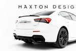 Maxton Parts - Diffusor Heckansatz passend für Maserati Ghibli Modena Mk3 FL schwarz Hochglanz