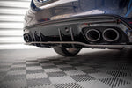 Maxton Parts - Diffusor Heckansatz passend für Mercedes-AMG C 43 Limousine W205 FL schwarz Hochglanz