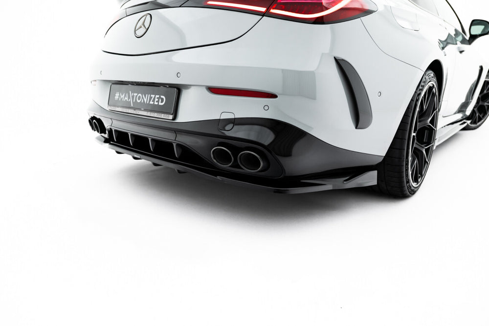 Maxton Parts - Diffusor Heckansatz passend für Mercedes-AMG CLE 53 Aero C236 schwarz Hochglanz