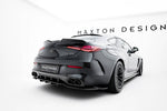 Maxton Parts - Diffusor Heckansatz passend für Mercedes-AMG CLE 53 C236 schwarz Hochglanz