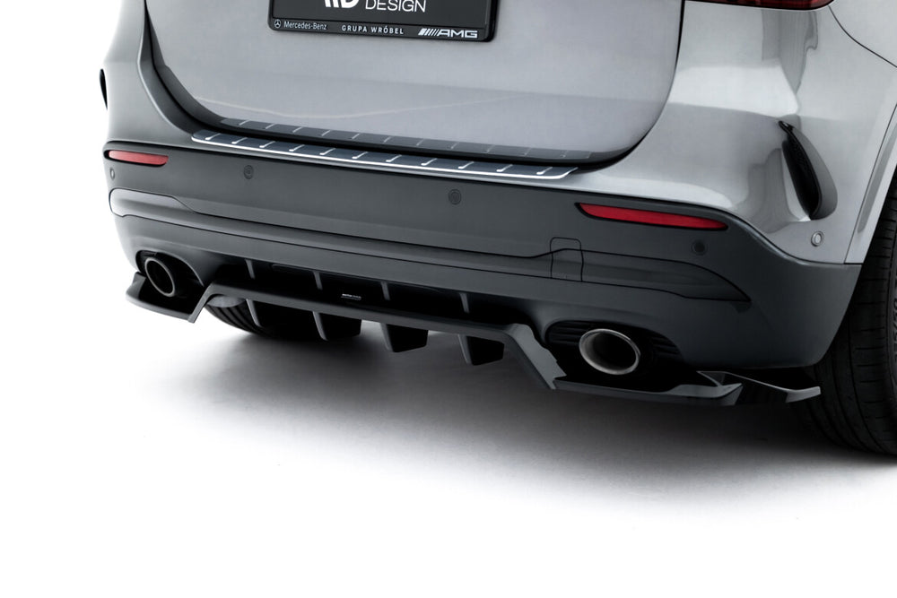 Maxton Parts - Diffusor Heckansatz passend für Mercedes-AMG GLA 35 H247 FL schwarz Hochglanz
