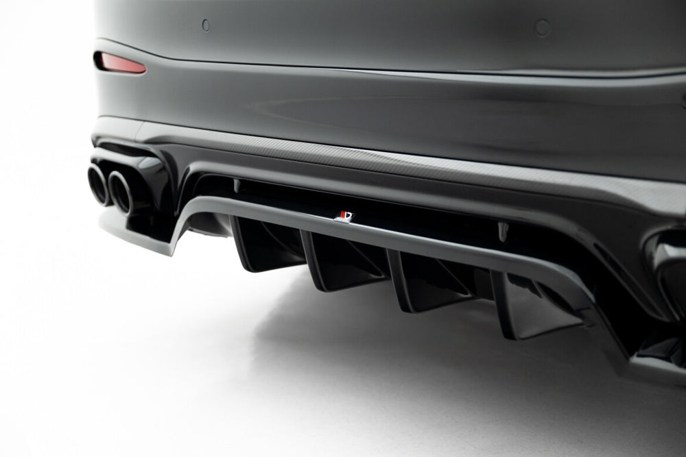 Maxton Parts - Diffusor Heckansatz passend für Mercedes-AMG GLC 43 X254 schwarz Hochglanz