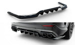 Maxton Parts - Diffusor Heckansatz passend für Mercedes-AMG GLC 43 X254 schwarz Hochglanz
