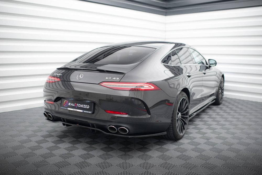 Maxton Parts - Diffusor Heckansatz passend für Mercedes-AMG GT 53 4-Door Coupe X290 schwarz Hochglanz
