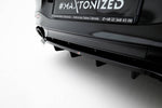 Maxton Parts - Diffusor Heckansatz passend für Mercedes-AMG SL 63 R232 schwarz Hochglanz