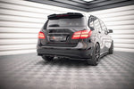 Maxton Parts - Diffusor Heckansatz passend für Mercedes B W246 FL schwarz Hochglanz