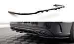 Maxton Parts - Diffusor Heckansatz passend für Mercedes C AMG-Line W205 FL schwarz Hochglanz
