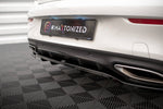 Maxton Parts - Diffusor Heckansatz passend für Mercedes C Coupe AMG-Line C205 FL schwarz Hochglanz