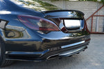 Maxton Parts - Diffusor Heckansatz passend für Mercedes CLS AMG-Line C218 schwarz Hochglanz