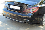 Maxton Parts - Diffusor Heckansatz passend für Mercedes CLS AMG-Line C218 schwarz Hochglanz