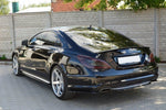Maxton Parts - Diffusor Heckansatz passend für Mercedes CLS C218 AMG LINE schwarz Hochglanz