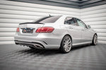 Maxton Parts - Diffusor Heckansatz passend für Mercedes E AMG-Line Limousine W212 FL schwarz Hochglanz