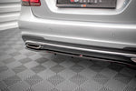 Maxton Parts - Diffusor Heckansatz passend für Mercedes E AMG-Line Limousine W212 FL schwarz Hochglanz
