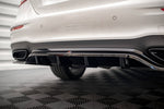 Maxton Parts - Diffusor Heckansatz passend für Mercedes E AMG-Line Limousine W213 FL schwarz Hochglanz