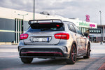 Maxton Parts - Diffusor Heckansatz passend für Mercedes GLA 45 AMG schwarz Hochglanz