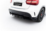 Maxton Parts - Diffusor Heckansatz passend für Mercedes GLA 45 AMG X156 FL schwarz Hochglanz