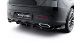 Maxton Parts - Diffusor Heckansatz passend für Mercedes GLC Coupe C254 schwarz Hochglanz