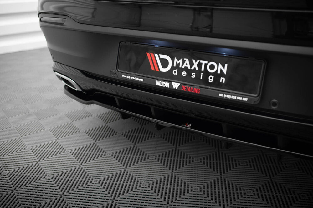 Maxton Parts - Diffusor Heckansatz passend für Mercedes GLE Coupe AMG-Line C167 / C167 FL schwarz Hochglanz