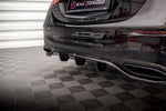 Maxton Parts - Diffusor Heckansatz passend für Mercedes S AMG-Line W223 schwarz Hochglanz