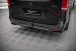 Maxton Parts - Diffusor Heckansatz passend für Mercedes V-Klasse AMG-Line W447 FL schwarz Hochglanz