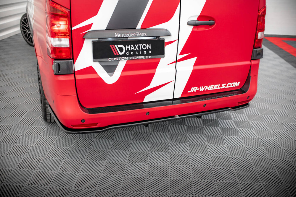 Maxton Parts - Diffusor Heckansatz passend für Mercedes Vito Extra Long W447 schwarz Hochglanz