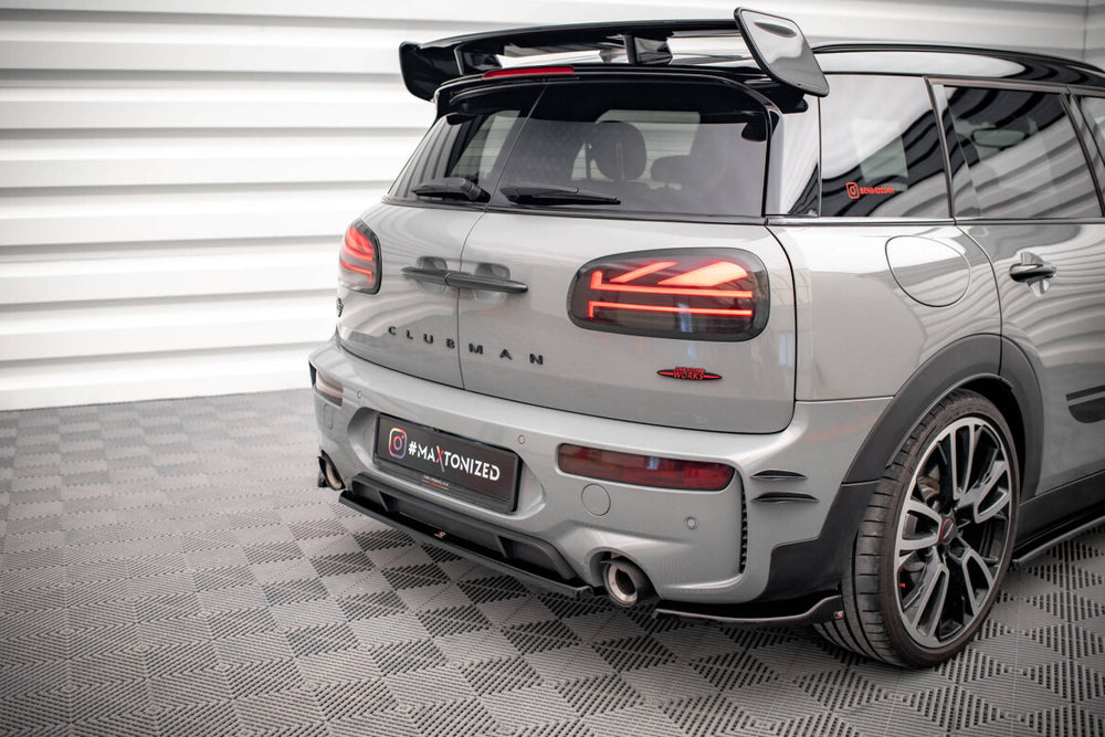 Maxton Parts - Diffusor Heckansatz passend für Mini Cooper Clubman John Cooper Works F54 FL schwarz Hochglanz (MC-CM-2-S-JCW-RD1-G)