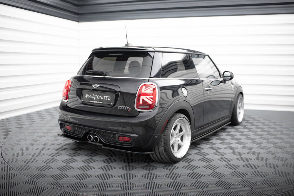 Maxton Parts - Diffusor Heckansatz passend für Mini Cooper S F56 / F56 FL schwarz Hochglanz