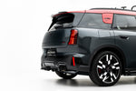 Maxton Parts - Diffusor Heckansatz passend für Mini Countryman JCW U25 schwarz Hochglanz