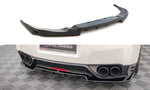 Maxton Parts - Diffusor Heckansatz passend für Nissan GTR R35 FL schwarz Hochglanz (NI-GTR-4F2-RD1G+RD2-G)