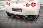 Maxton Parts - Diffusor Heckansatz passend für Nissan GTR R35 FL schwarz Hochglanz (NI-GTR-4F2-RD1G+RD2-G)