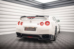 Maxton Parts - Diffusor Heckansatz passend für Nissan GTR R35 FL schwarz Hochglanz (NI-GTR-4F2-RD1G+RD2-G)
