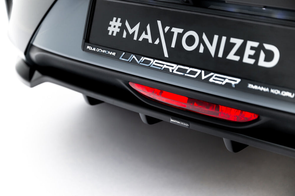 Maxton Parts - Diffusor Heckansatz passend für Opel Corsa F FL (Mk6 FL) schwarz Hochglanz