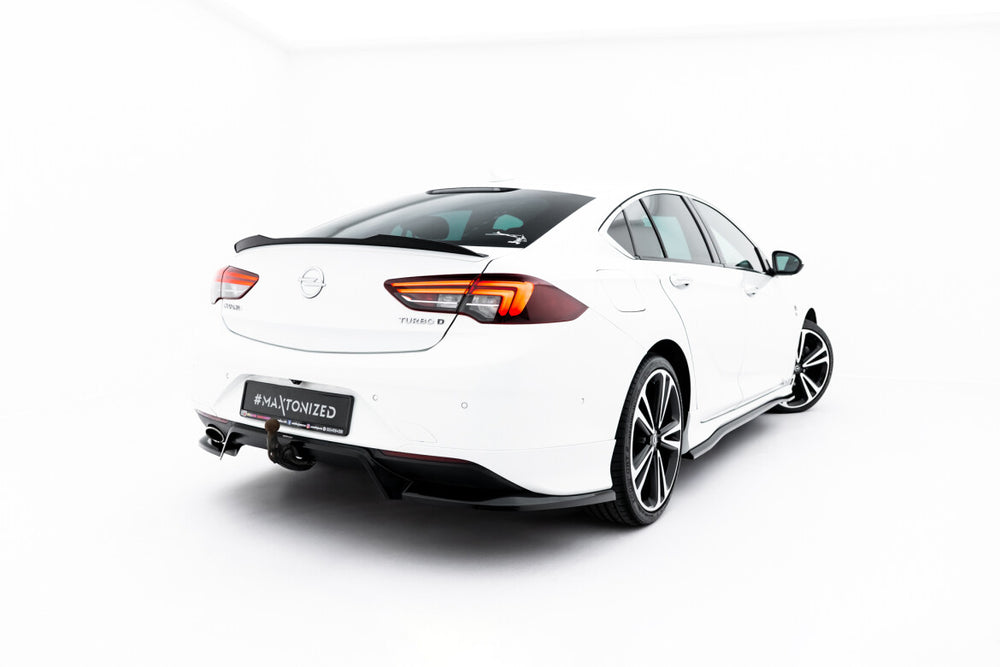Maxton Parts - Diffusor Heckansatz passend für Opel Insignia OPC-Line Mk2 schwarz Hochglanz