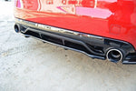 Maxton Parts - Diffusor Heckansatz passend für Peugeot 308 II GTI schwarz Hochglanz (PE-308-GTI-RD1+RD2-G)