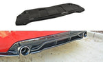Maxton Parts - Diffusor Heckansatz passend für Peugeot 308 II GTI schwarz Hochglanz (PE-308-GTI-RD1-G)