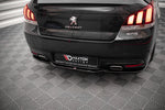 Maxton Parts - Diffusor Heckansatz passend für Peugeot 508 GT Mk1 FL schwarz matt