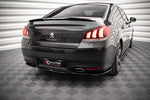Maxton Parts - Diffusor Heckansatz passend für Peugeot 508 GT Mk1 FL schwarz matt
