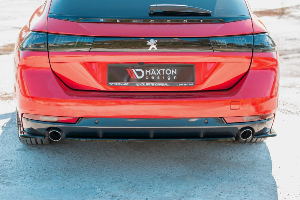 Maxton Parts - Diffusor Heckansatz passend für Peugeot 508 SW Mk2 schwarz matt