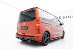 Maxton Parts - Diffusor Heckansatz passend für Peugeot Partner Long Mk3 schwarz Hochglanz