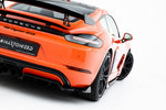 Maxton Parts - Diffusor Heckansatz passend für Porsche 718 Cayman GTS 982c schwarz Hochglanz