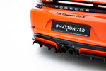 Maxton Parts - Diffusor Heckansatz passend für Porsche 718 Cayman GTS 982c schwarz Hochglanz