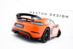 Maxton Parts - Diffusor Heckansatz passend für Porsche 718 Cayman GTS 982c schwarz Hochglanz