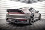 Maxton Parts - Diffusor Heckansatz passend für Porsche 911 Carrera 4S 992 schwarz Hochglanz