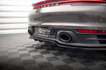 Maxton Parts - Diffusor Heckansatz passend für Porsche 911 Carrera 4S 992 schwarz Hochglanz