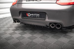 Maxton Parts - Diffusor Heckansatz passend für Porsche 911 Carrera / Carrera GTS 997 FL schwarz Hochglanz