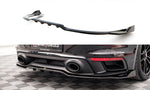 Maxton Parts - Diffusor Heckansatz passend für Porsche 911 Turbo S 992 schwarz Hochglanz
