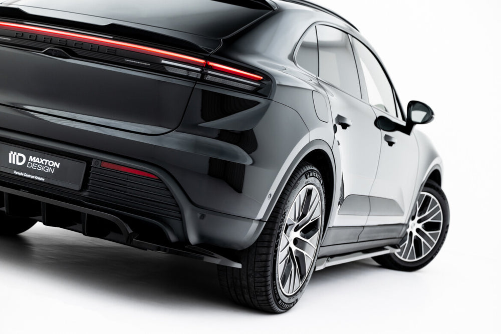 Maxton Parts - Diffusor Heckansatz passend für Porsche Macan EV Mk1 schwarz Hochglanz