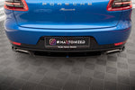 Maxton Parts - Diffusor Heckansatz passend für Porsche Macan Mk1 schwarz Hochglanz