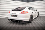 Maxton Parts - Diffusor Heckansatz passend für Porsche Panamera Turbo 970 schwarz Hochglanz