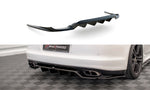 Maxton Parts - Diffusor Heckansatz passend für Porsche Panamera Turbo 970 schwarz Hochglanz